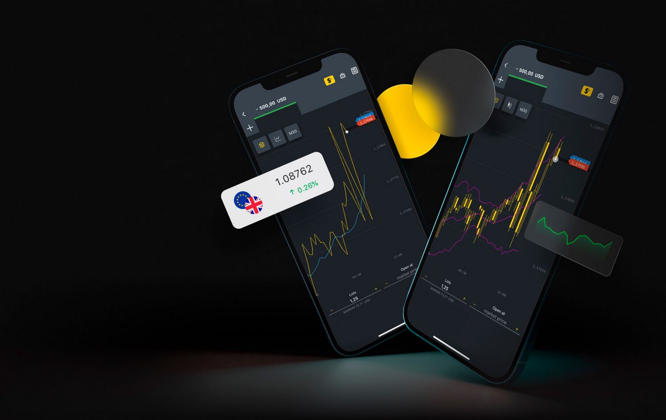 المساحة الشخصية من Exness للتداول عبر الهاتف المحمول